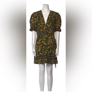 Farm rio almond floral star print dress